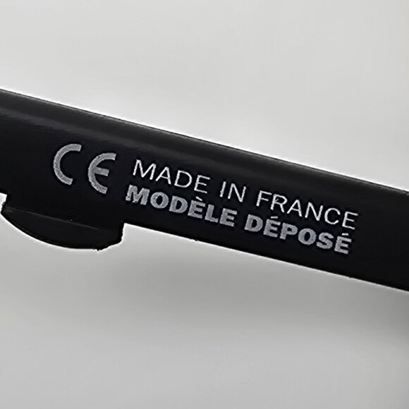 *SOLD* Cebe 495 43 Walter Cecchinel Black Frame Green 4000 Glass Lens Sunglasses - Picture 8 of 16